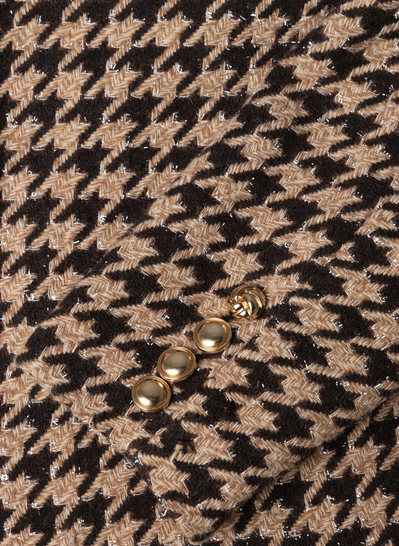 Yest Cashew/Brown Checked Jacket