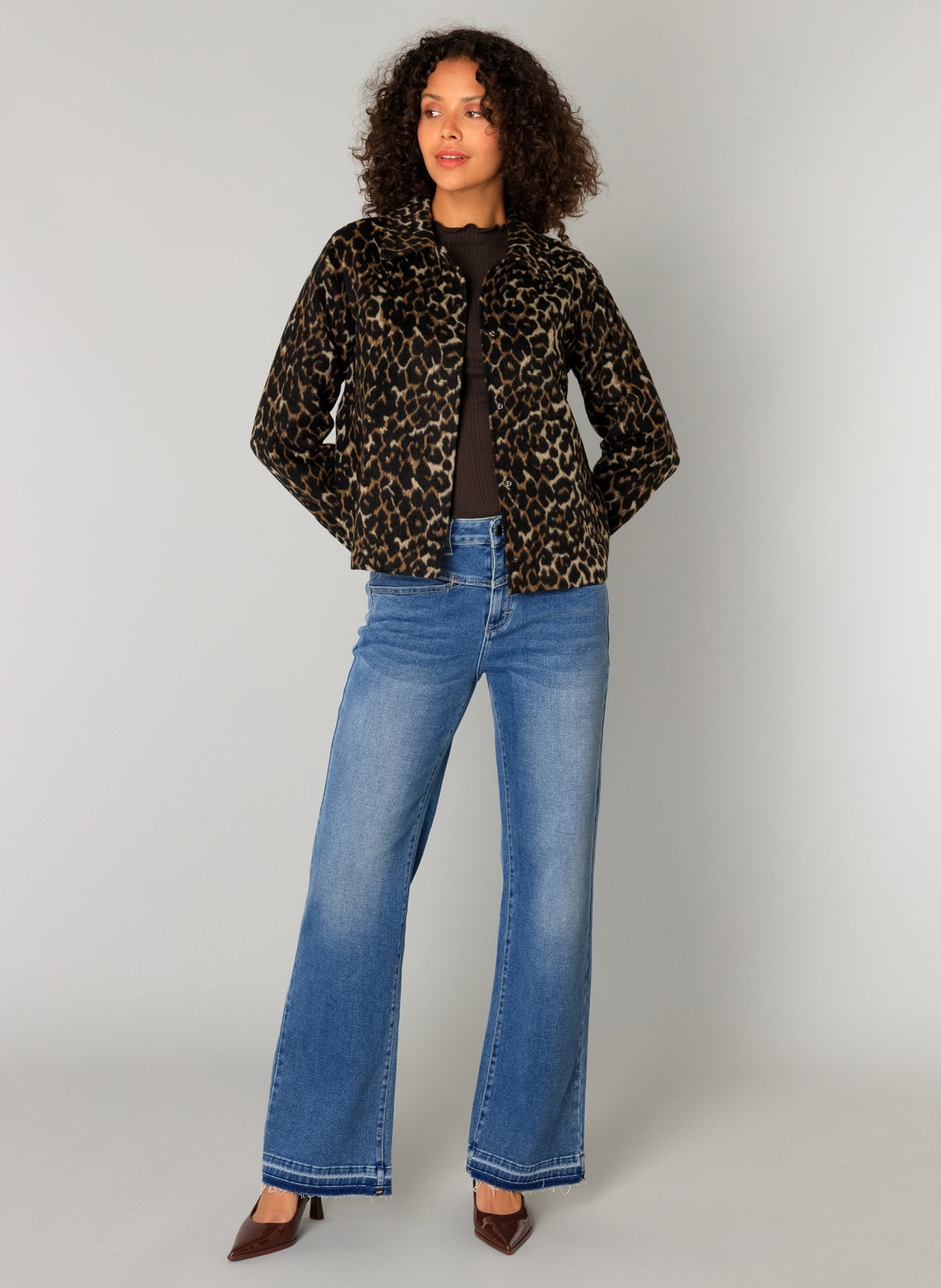 Yest Multi Leopard Jacket