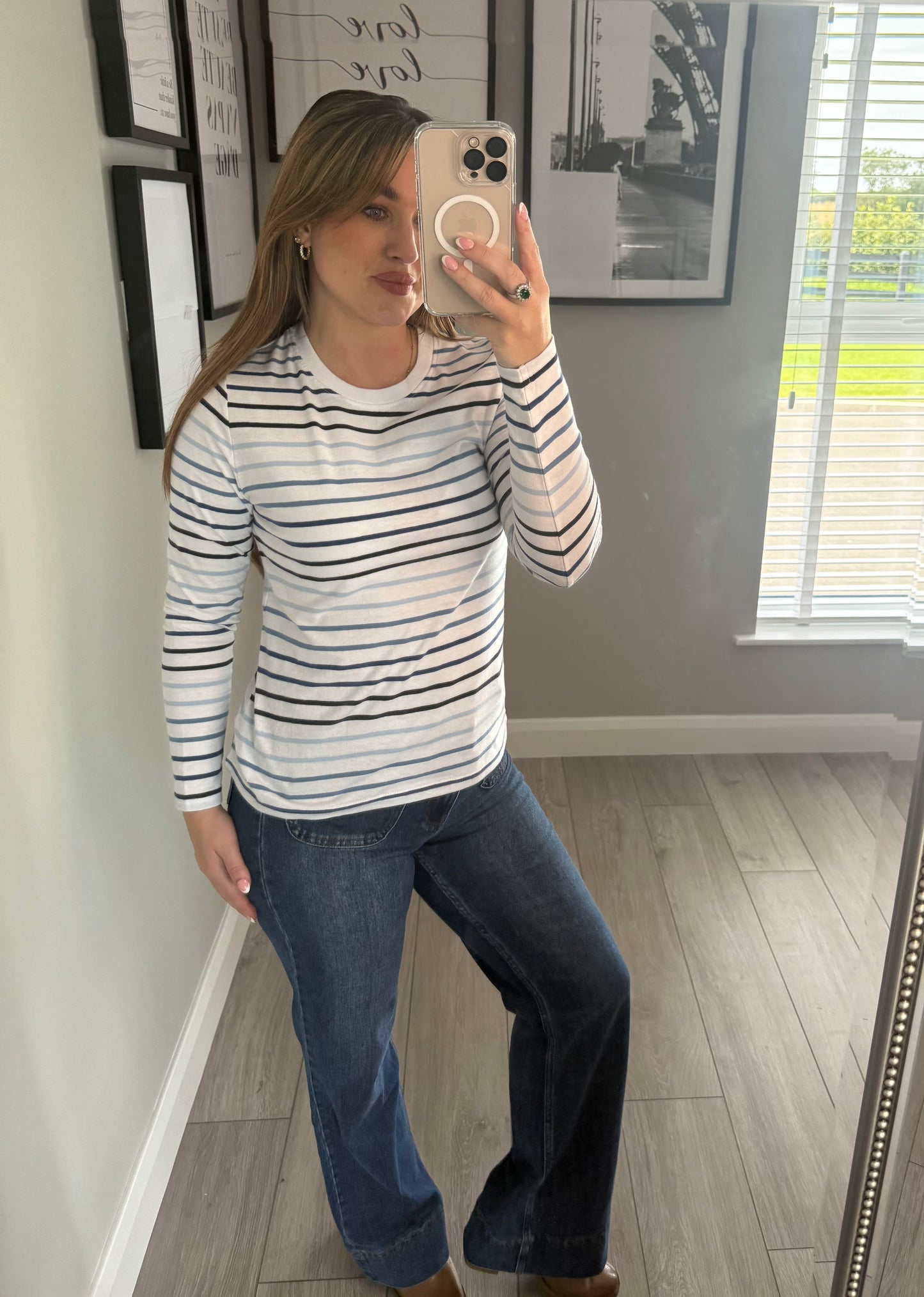 Relax & Renew Kimberley Blue Long Sleeve Tee