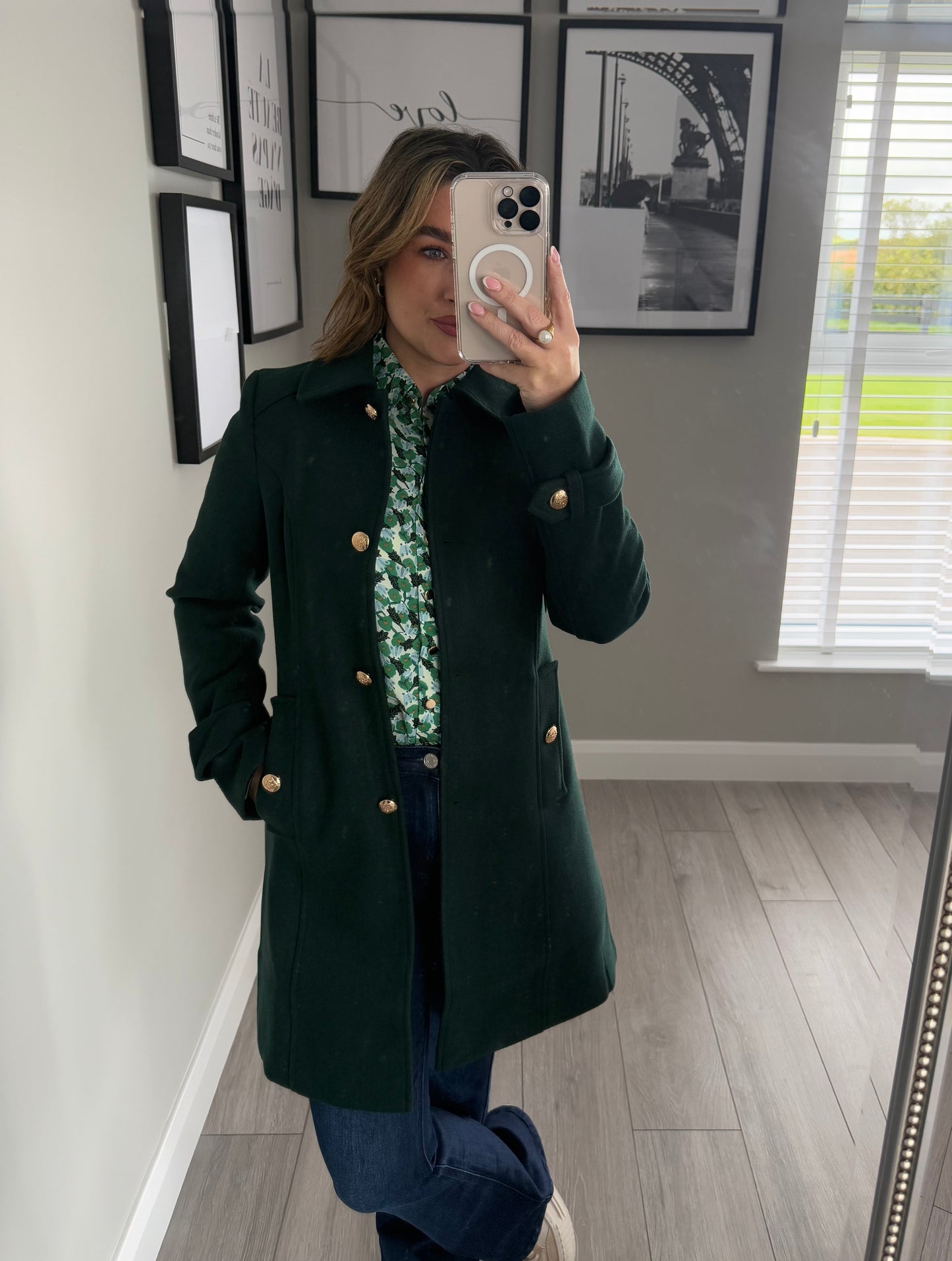Rant & Rave Kyrie Green Coat