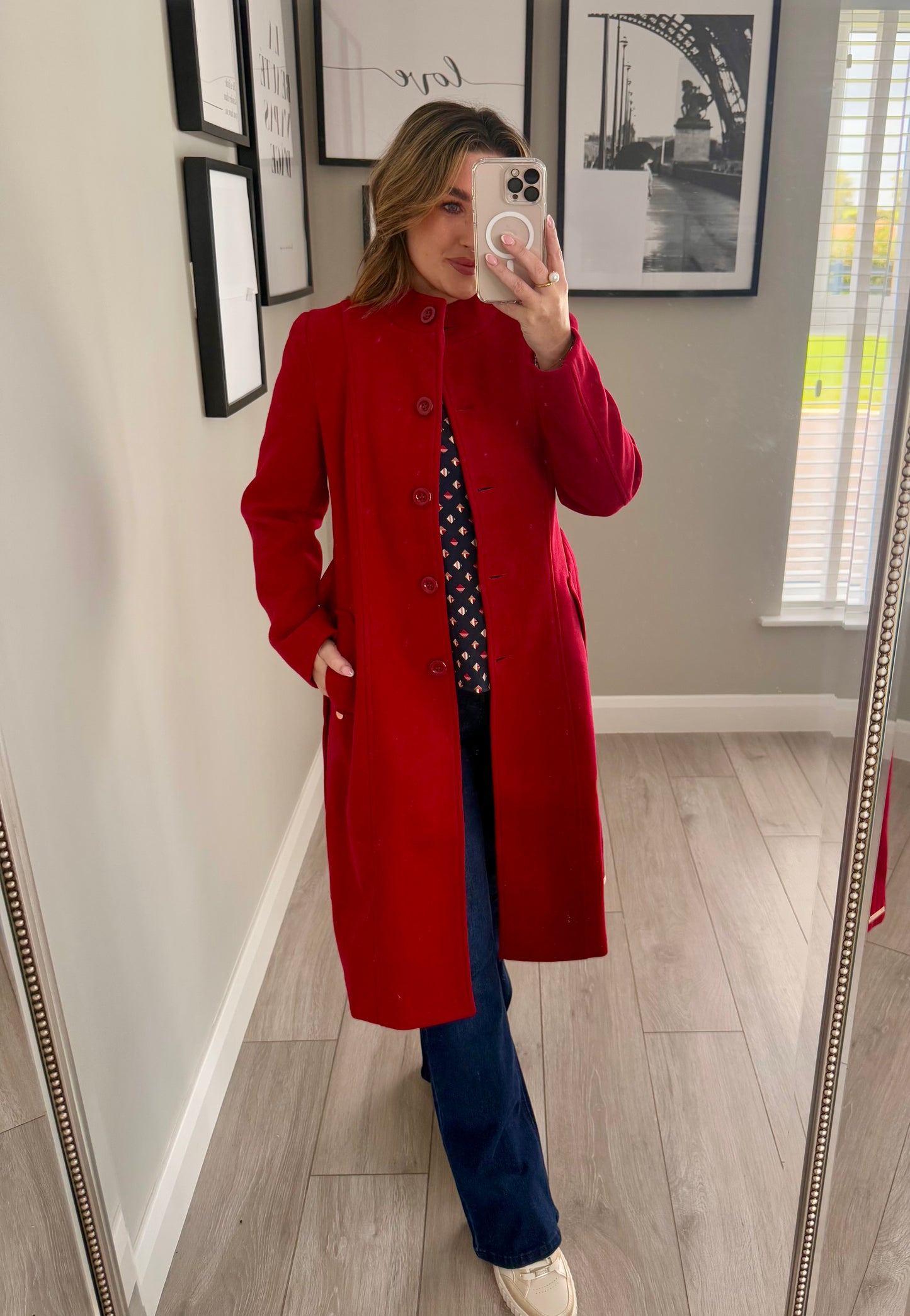 Rant & Rave Amanda Red Coat