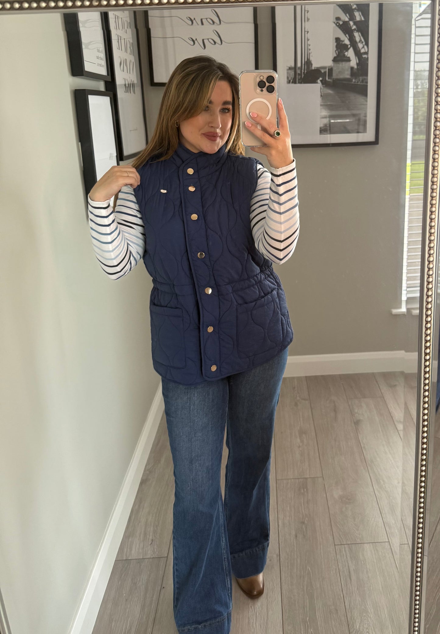 Relax & Renew Mandy Blue Gilet