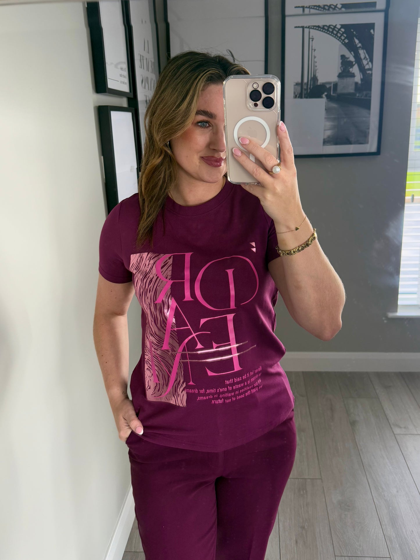 Rant & Rave Wanda Plum T-Shirt