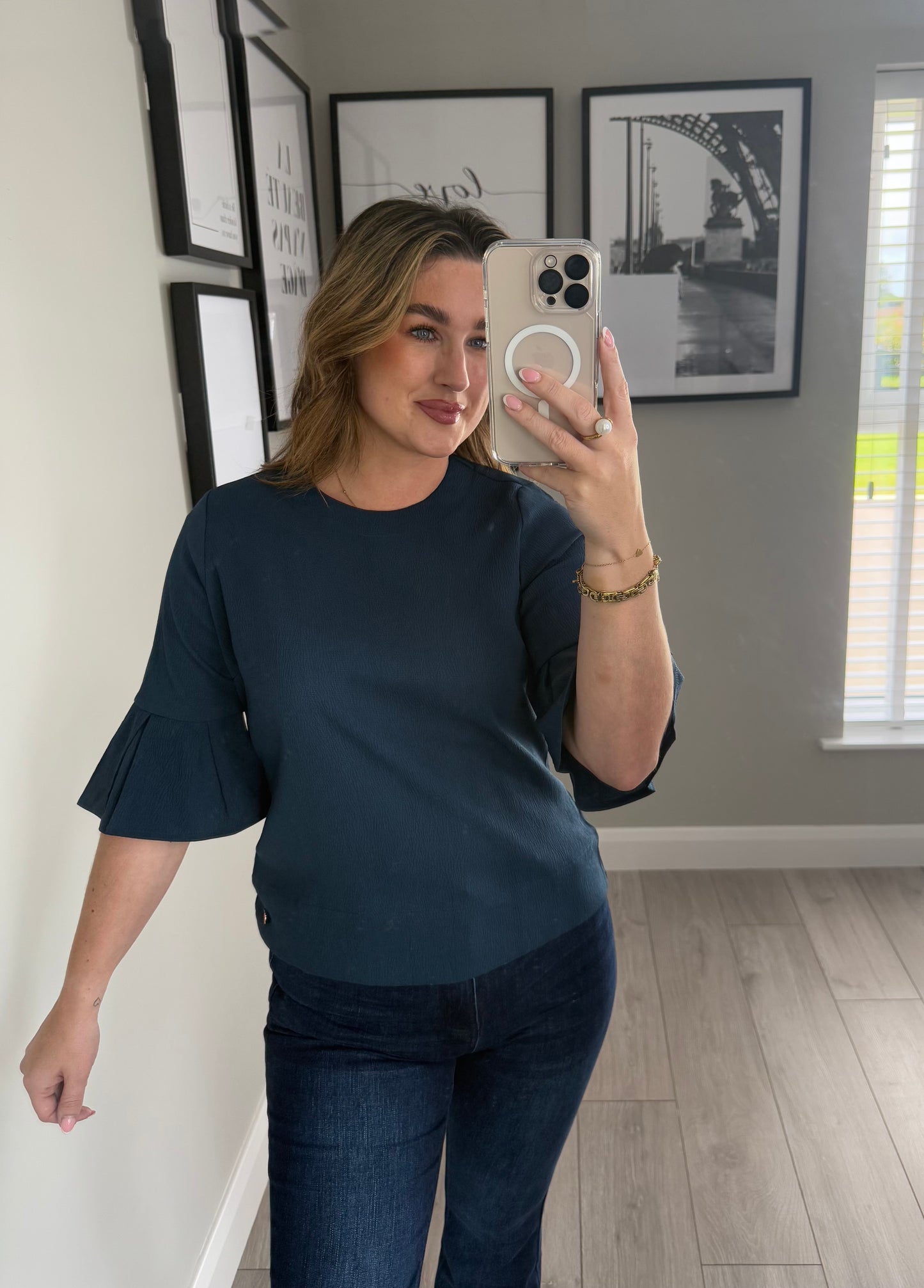 Rant & Rave Lin Deep Teal Top