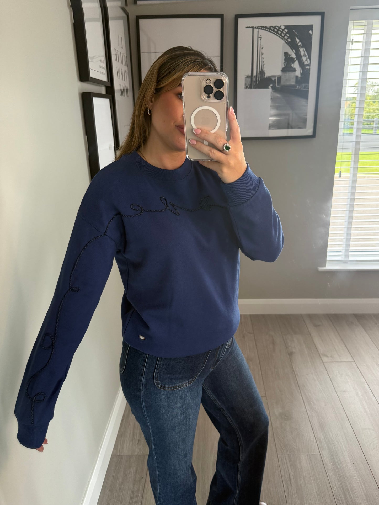 Relax & Renew Abbie Blue Sweater