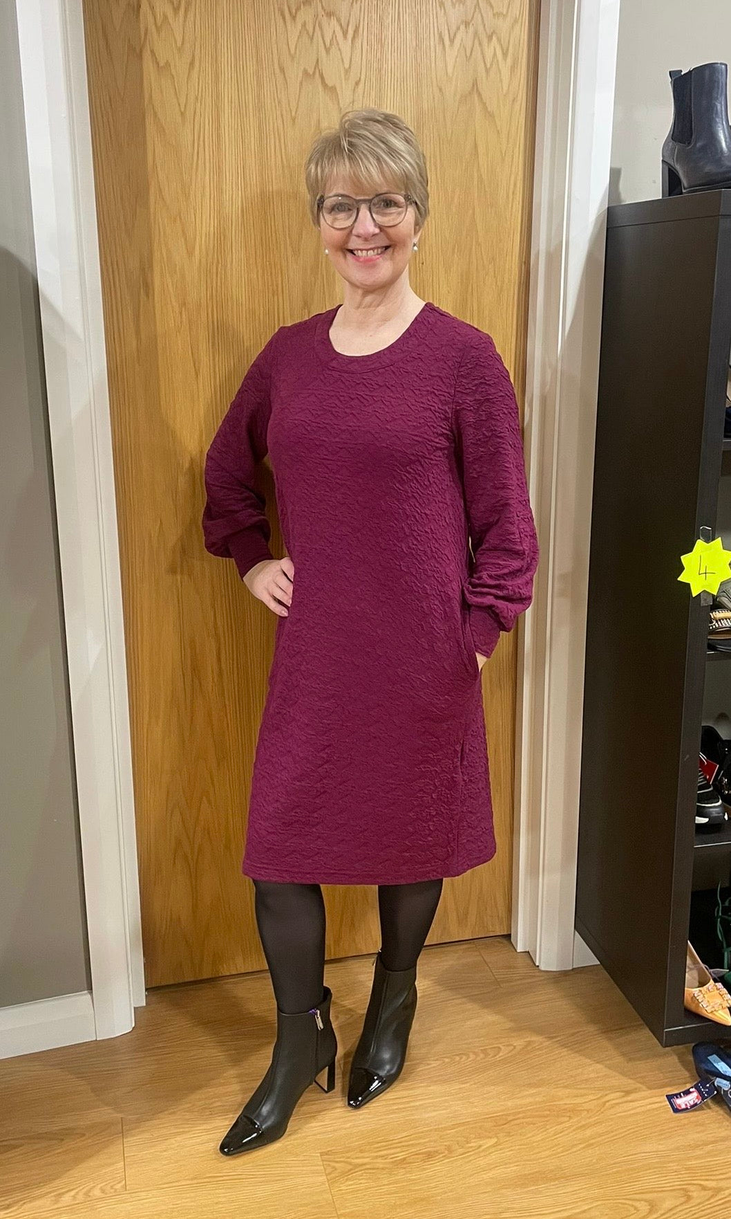 Brandtex Magenta Dress