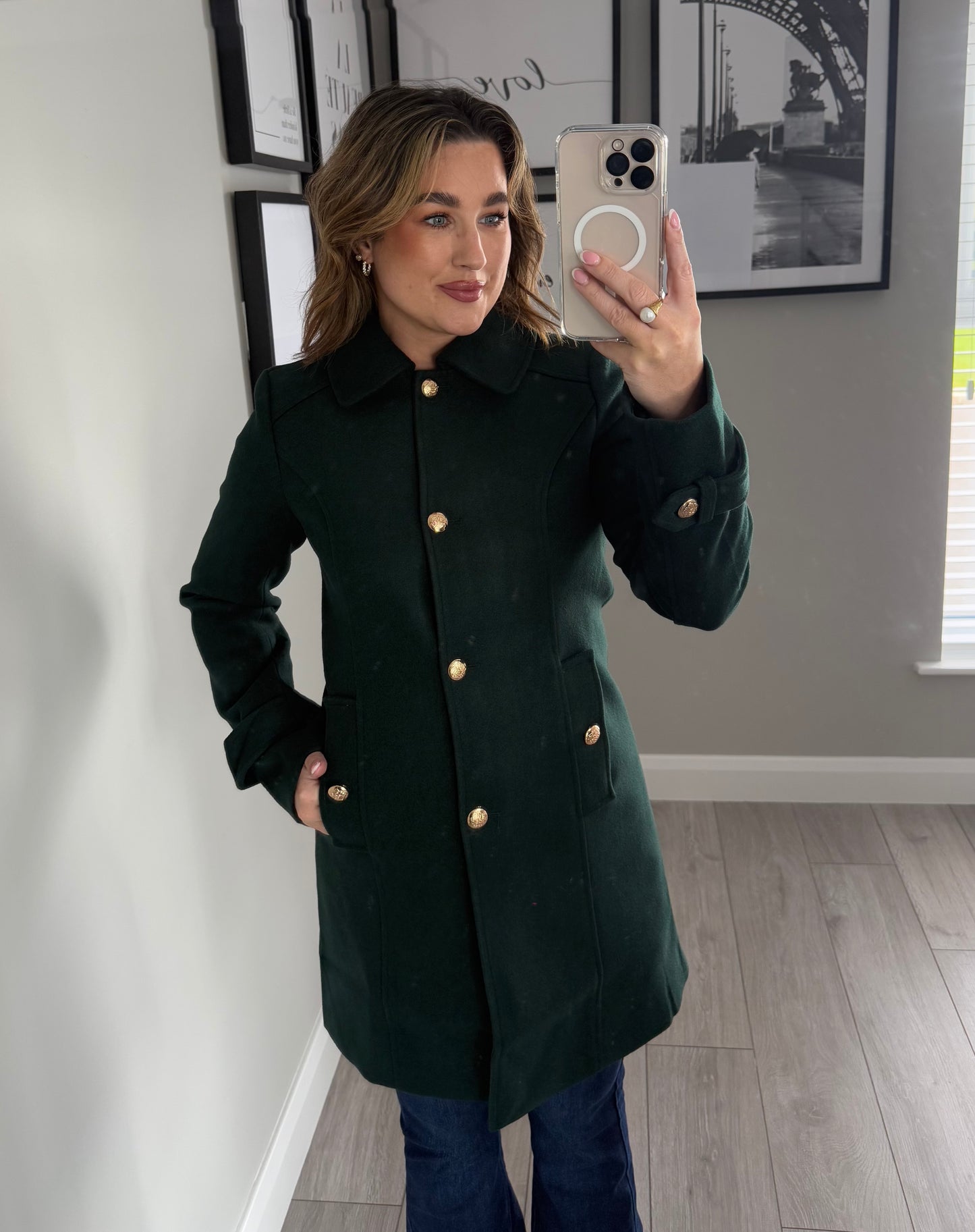 Rant & Rave Kyrie Green Coat