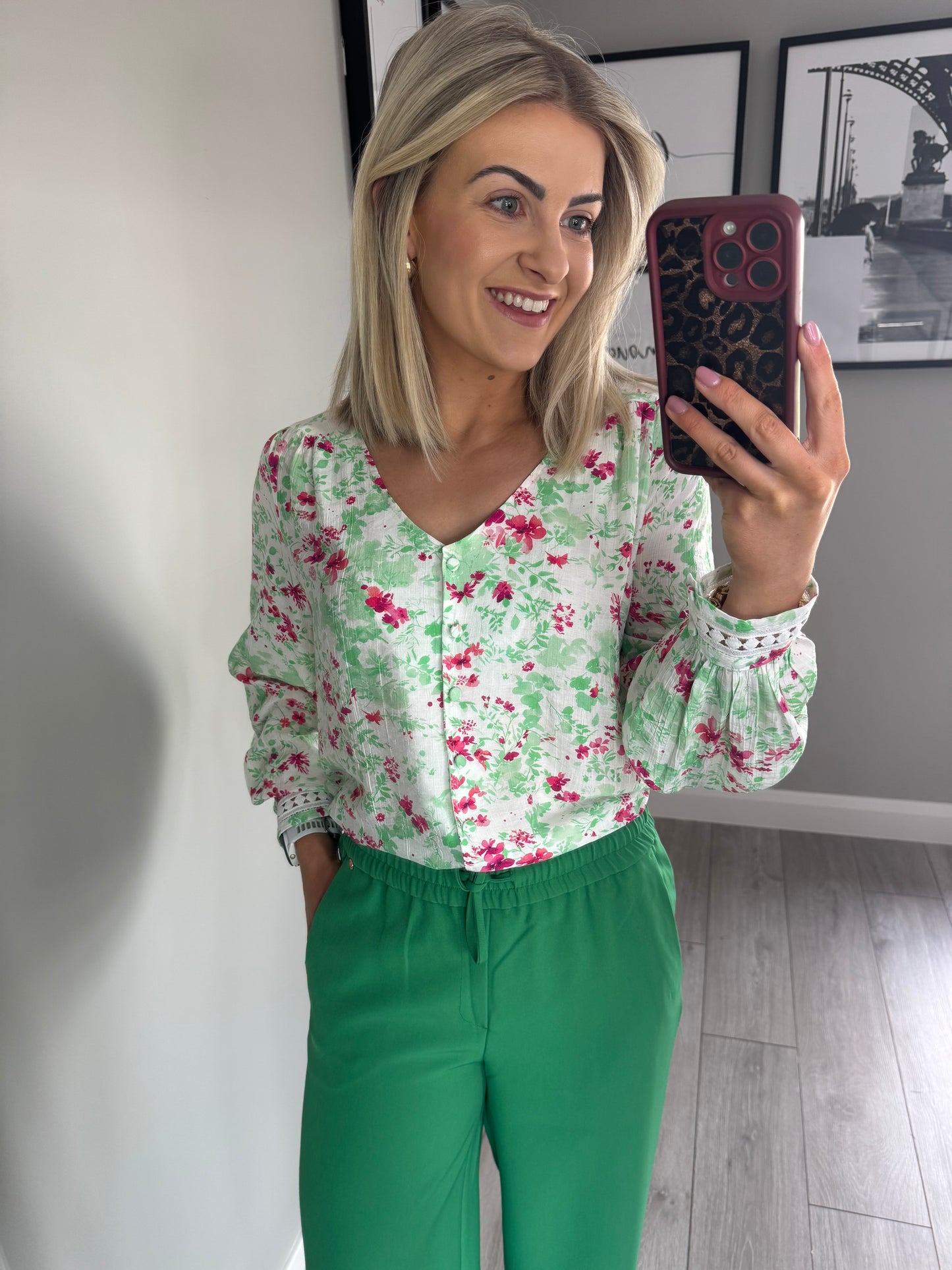 Rant & Rave Ann Green Blouse