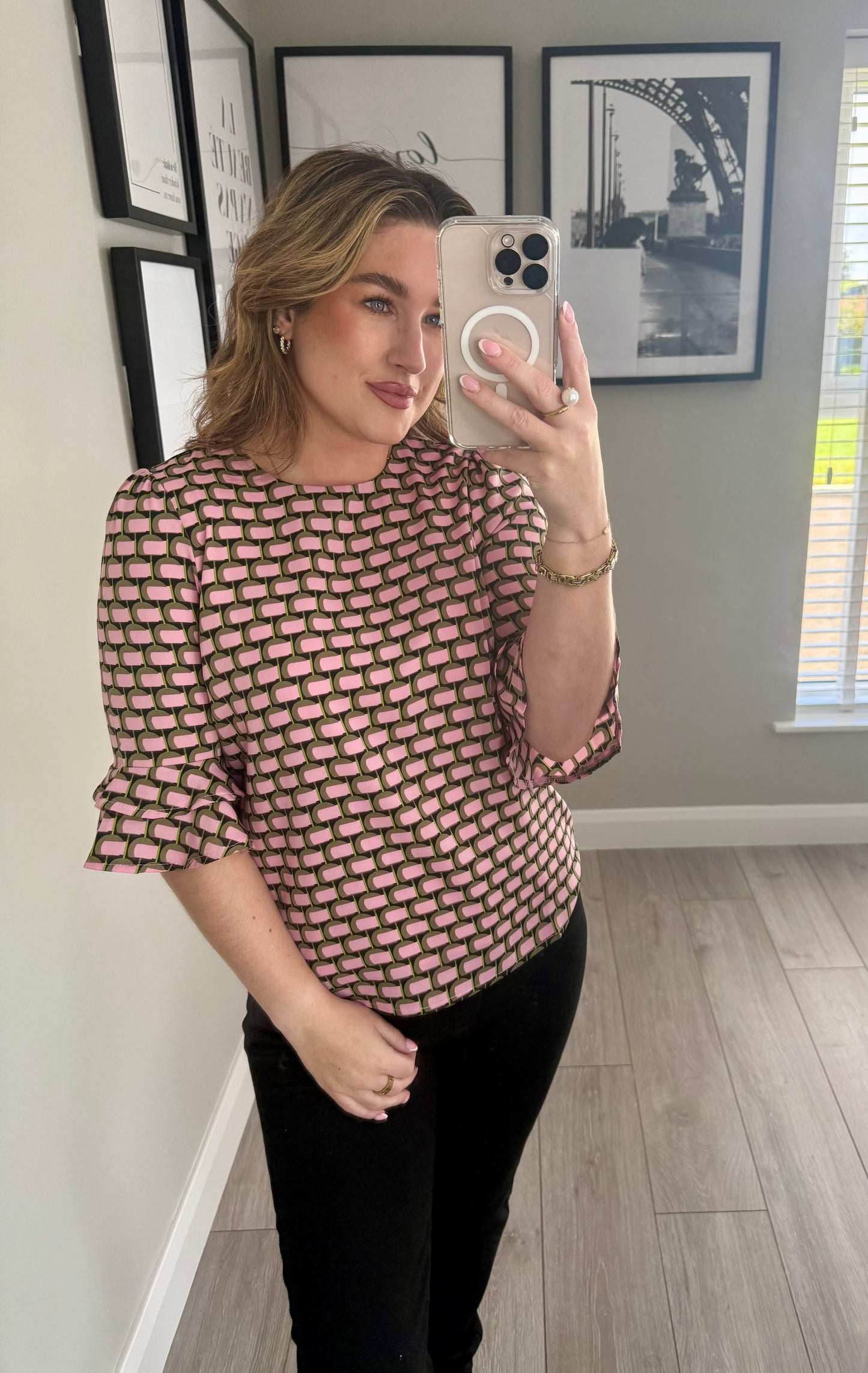 Rant & Rave Maiya Pink Top