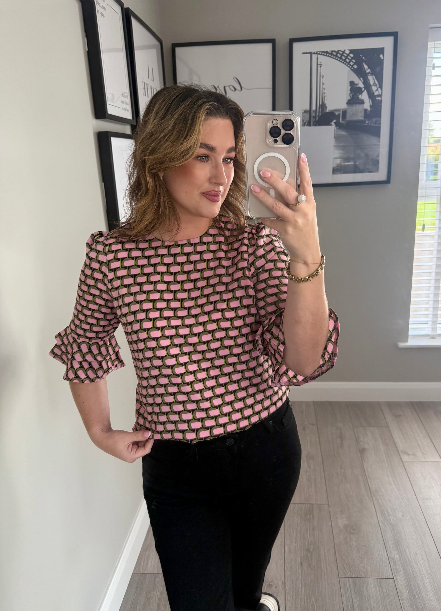 Rant & Rave Maiya Pink Top
