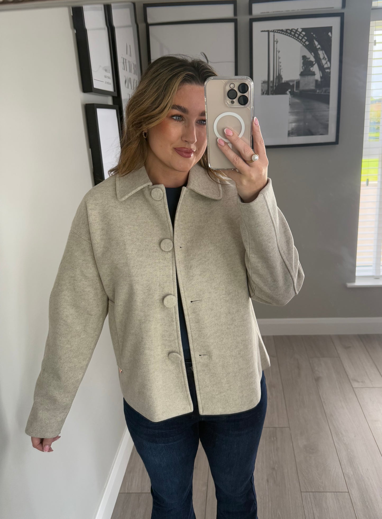 Rant & Rave Caireen Oatmeal Jacket