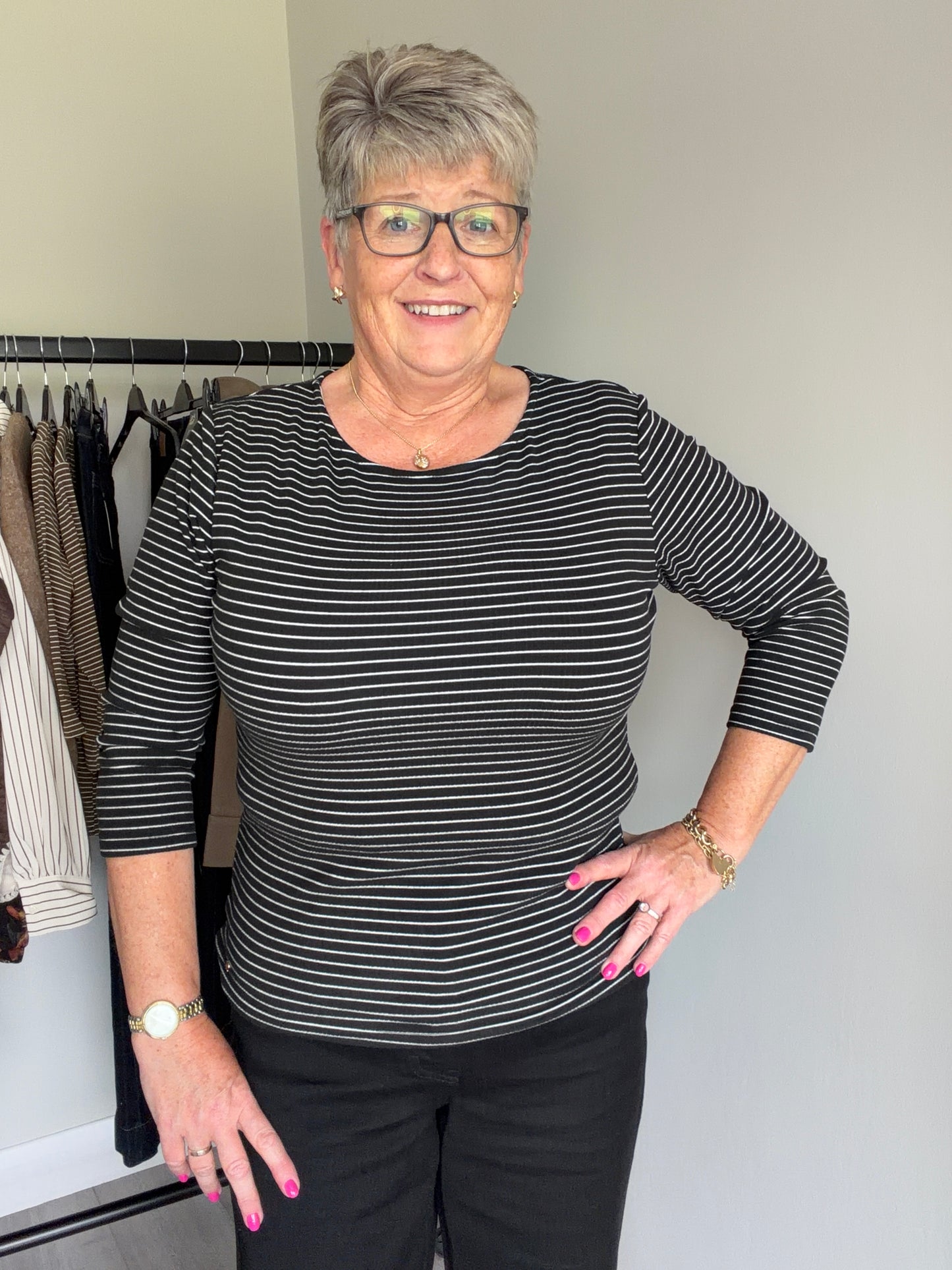 Rant & Rave Molly Black Top