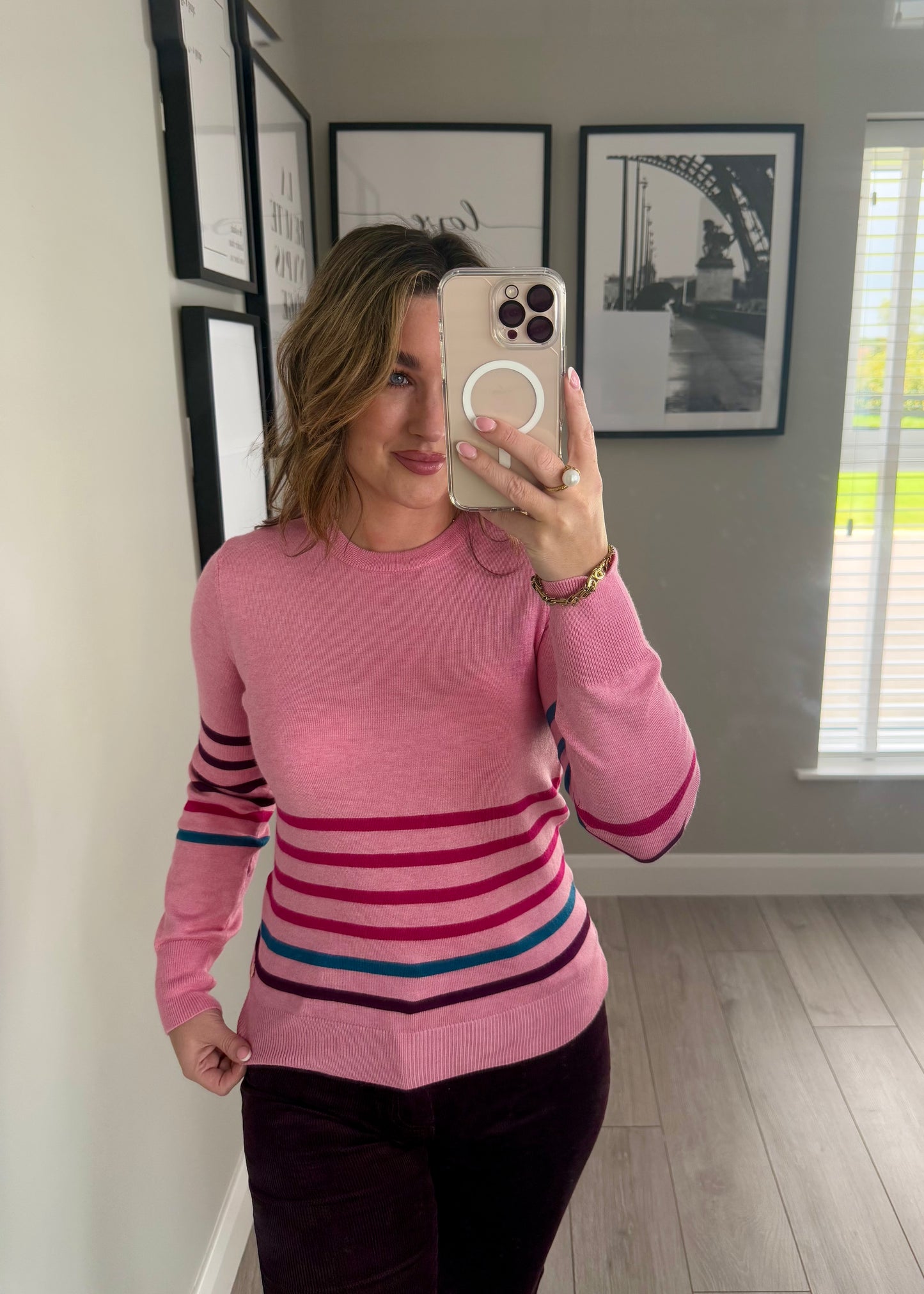 Rant & Rave Winslet Pink Jumper