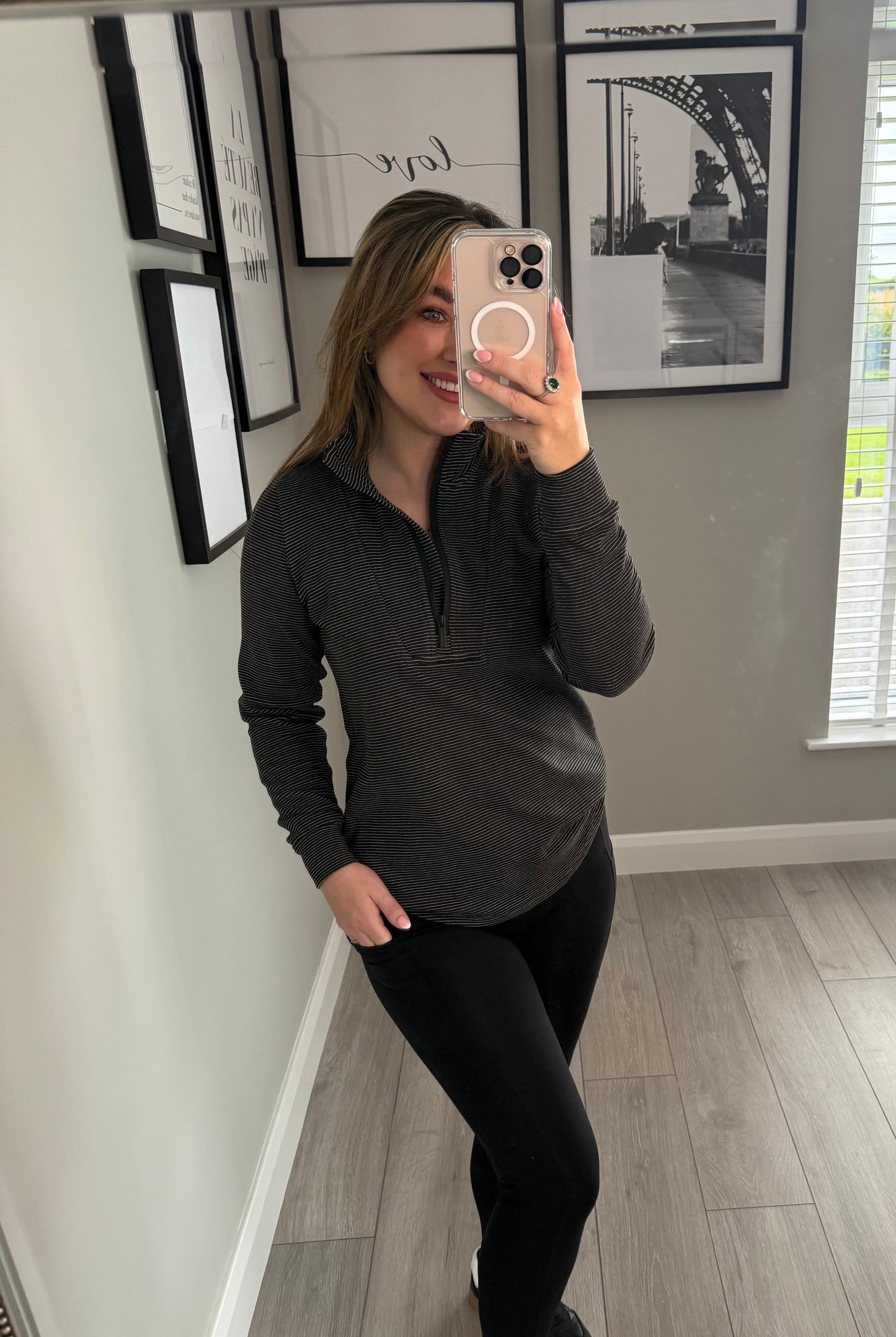 Relax & Renew Kia Black Half Zip