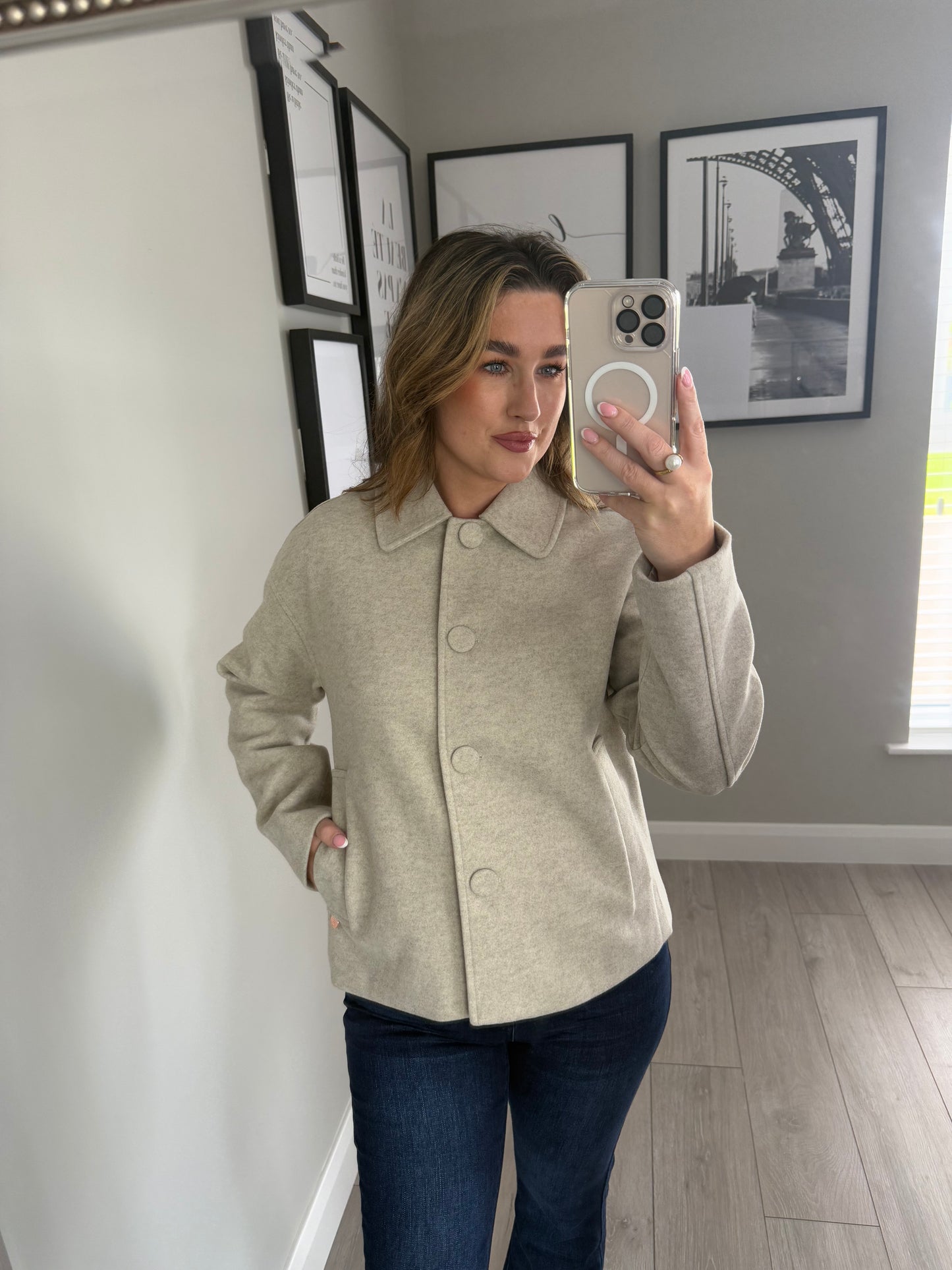 Rant & Rave Caireen Oatmeal Jacket