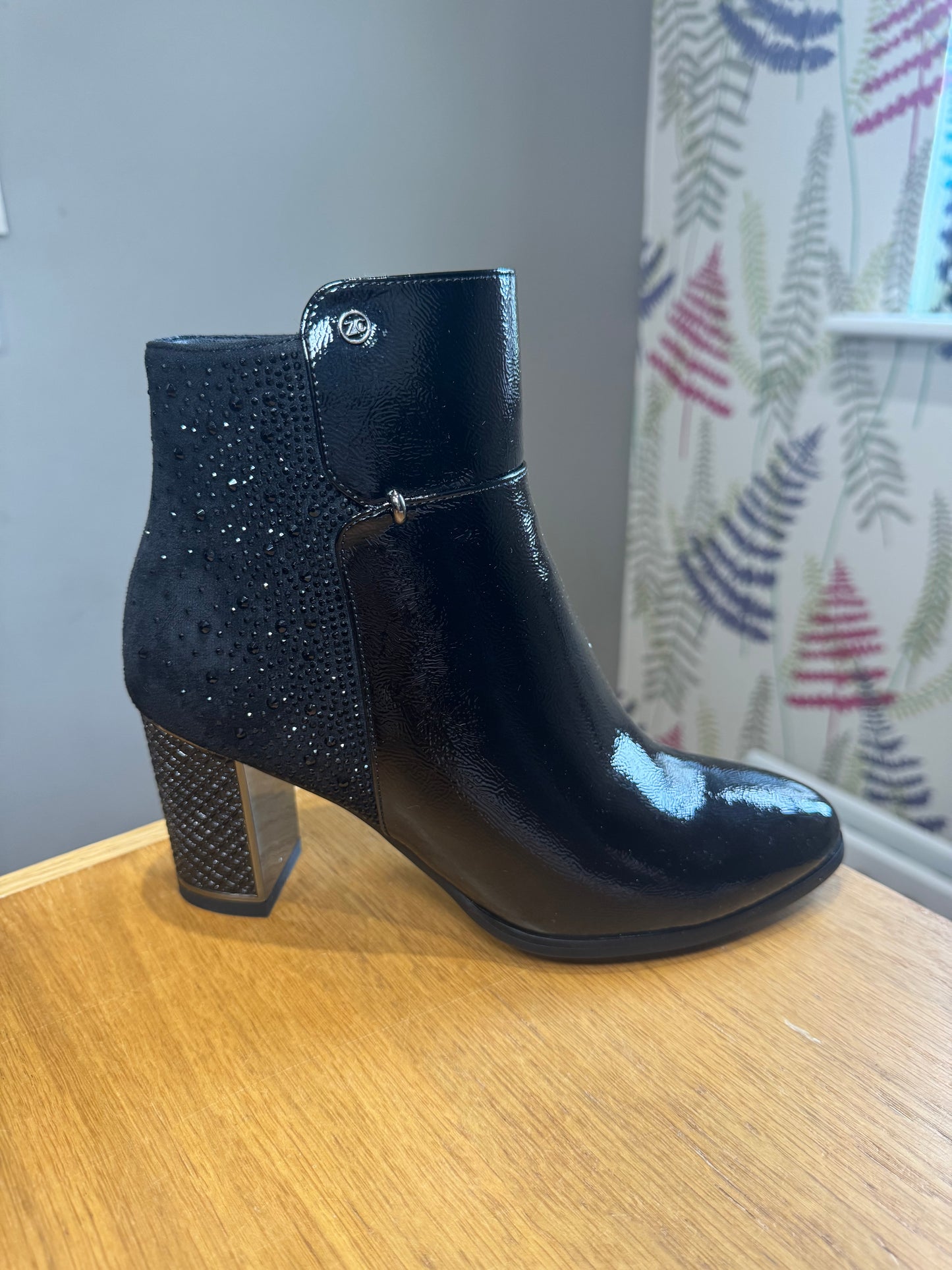Zanni & Co Cirebon Black Diamante Boot