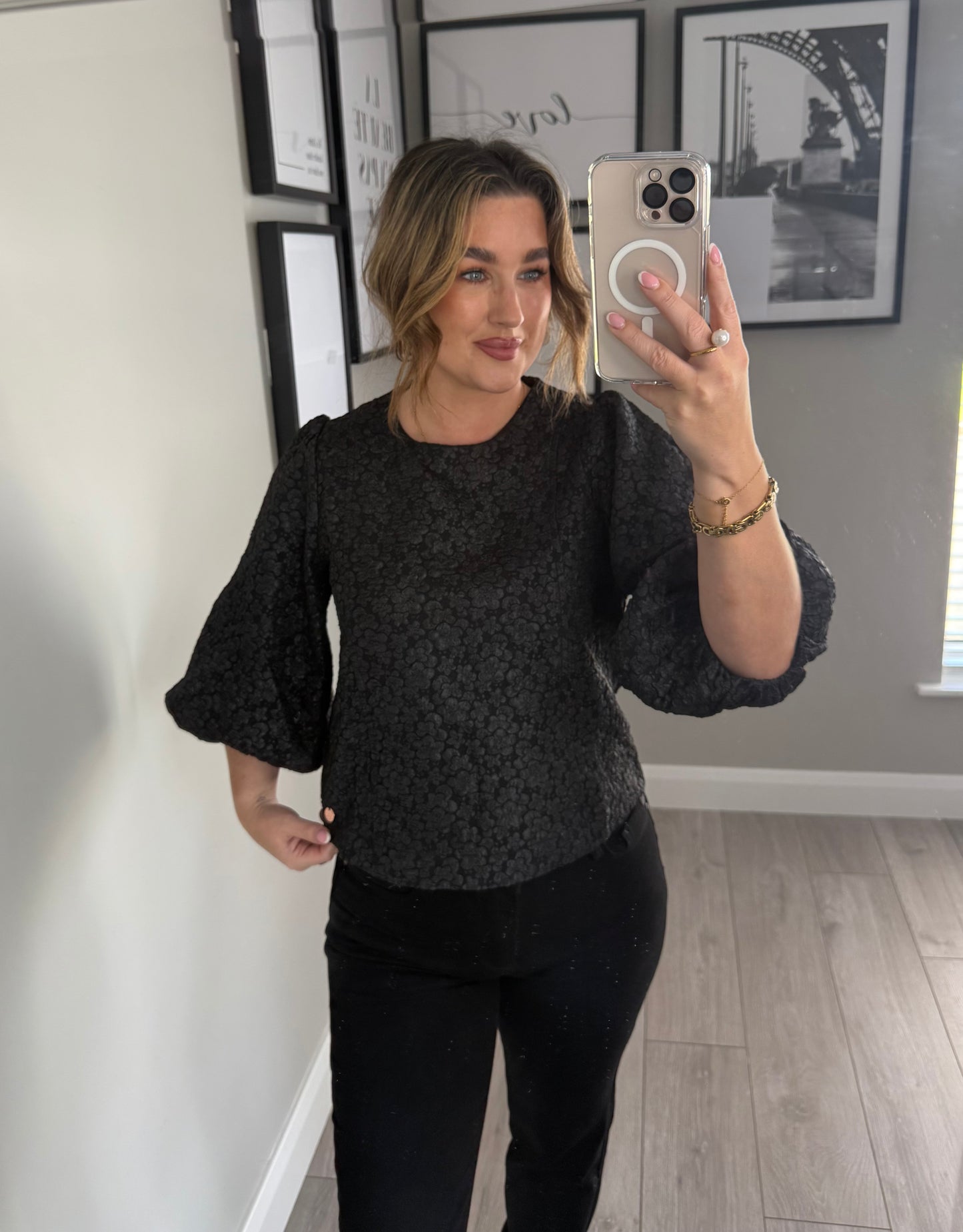 Rant & Rave Quinn Ice Black Top