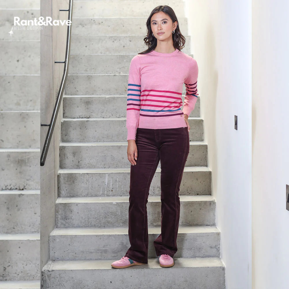 Rant & Rave Edelle Plum Bootcut Cord