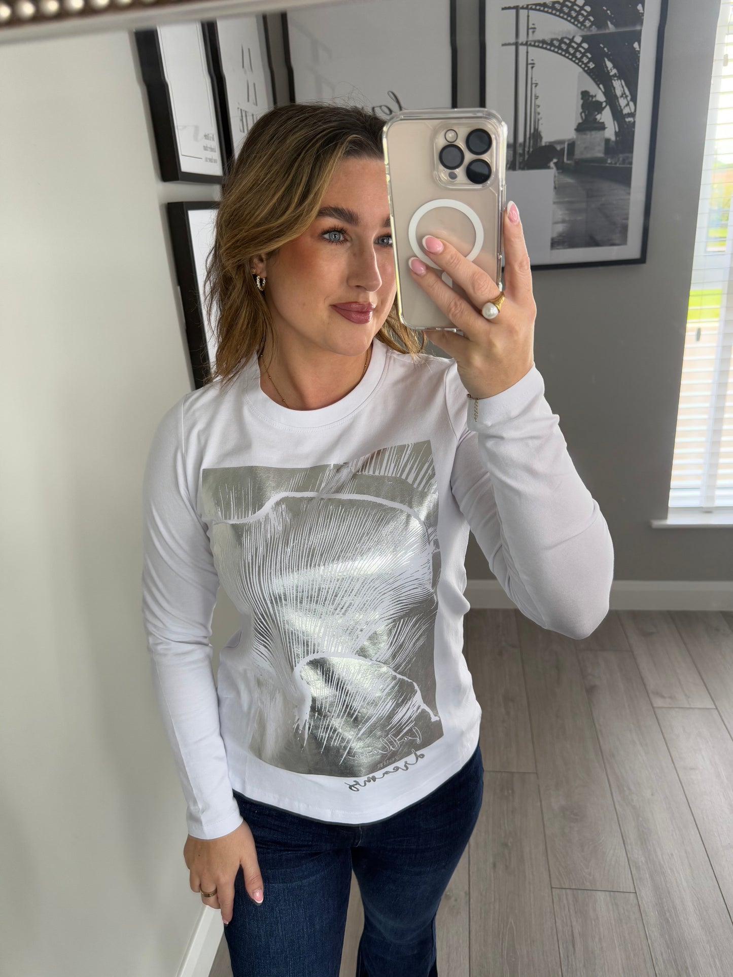 Rant & Rave Darla White Tee