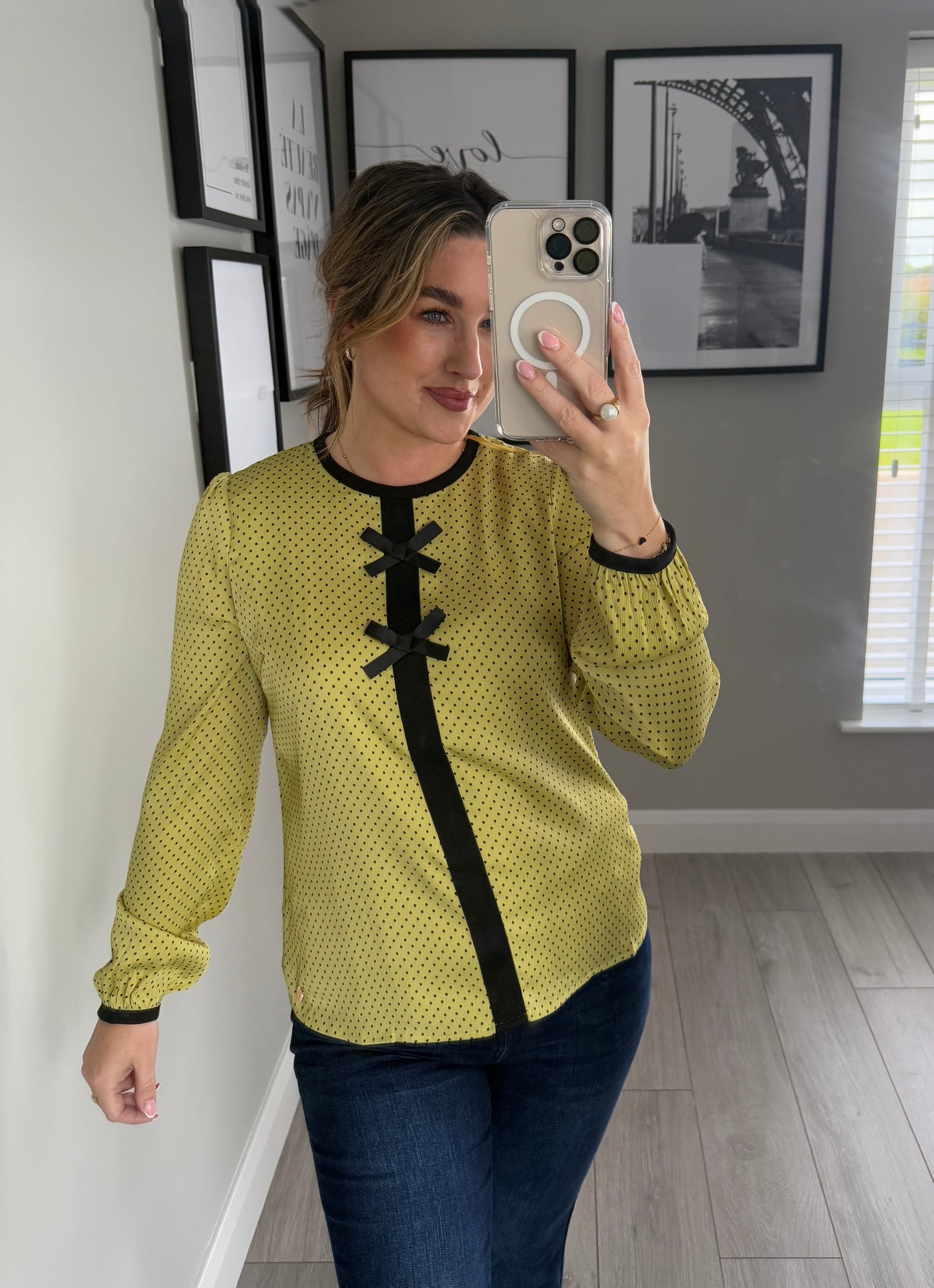 Rant & Rave Isha Green Top