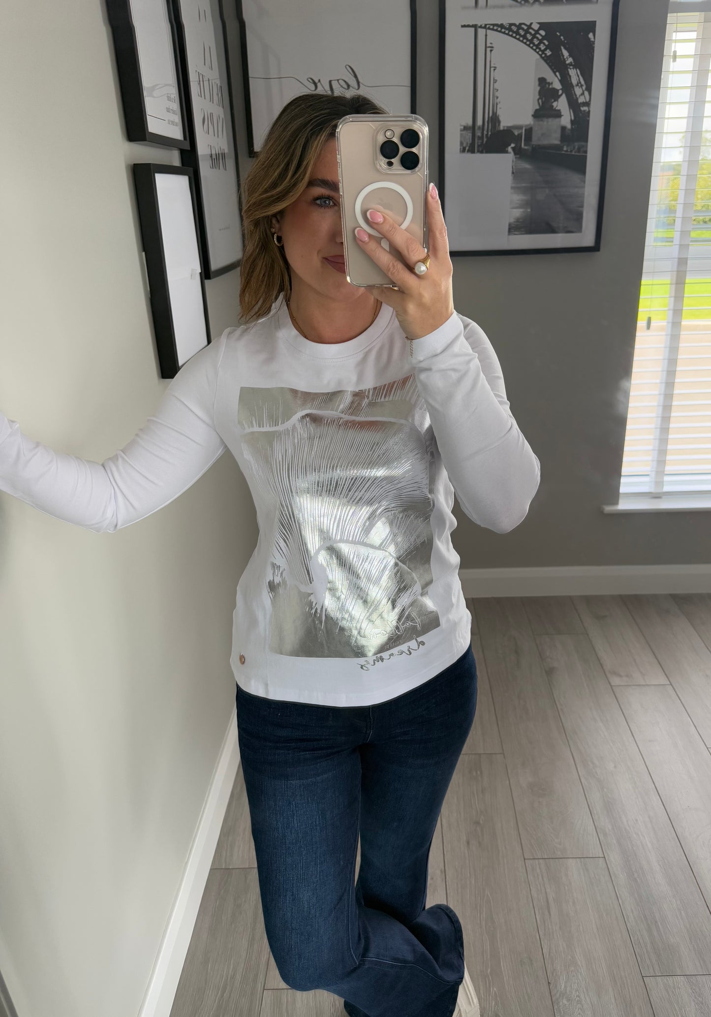 Rant & Rave Darla White Tee