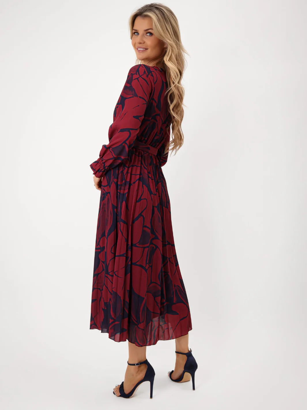 Kate & Pippa Positano Burgundy Dress
