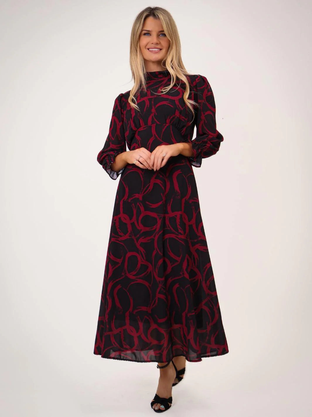 Kate & Pippa Simona Black/Red Dress