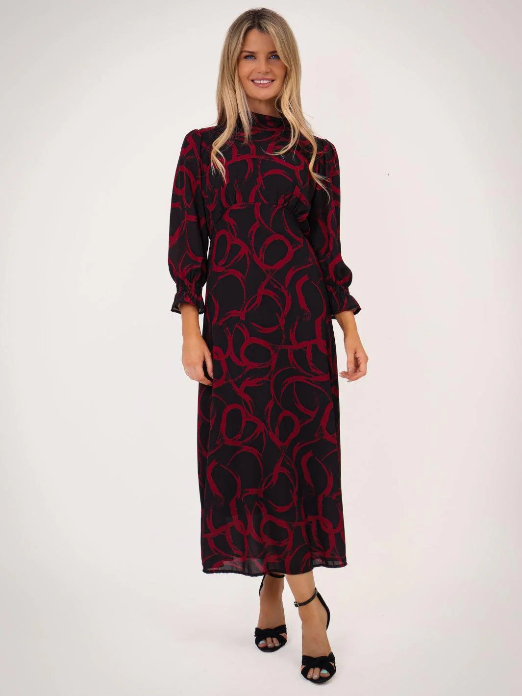Kate & Pippa Simona Black/Red Dress