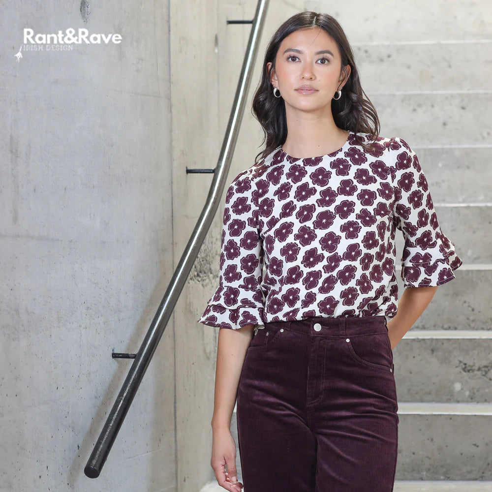 Rant & Rave Maiya Plum Top