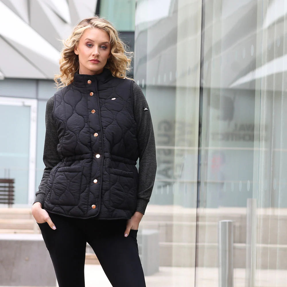 Relax & Renew Mandy Black Gilet