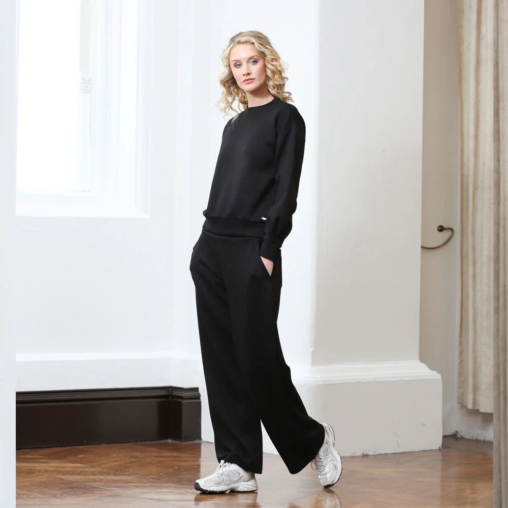 Relax & Renew Penny Black Sweater