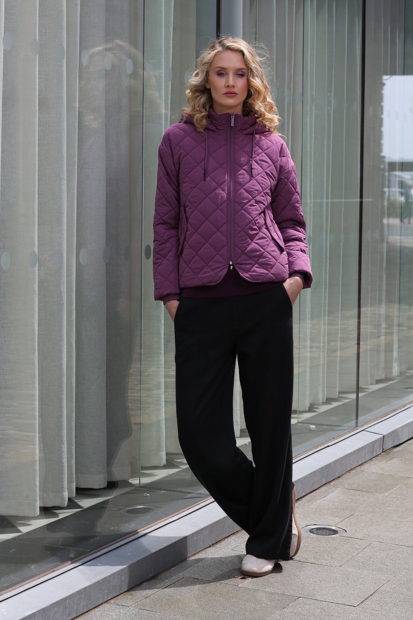 Relax & Renew Fia Plum Jacket