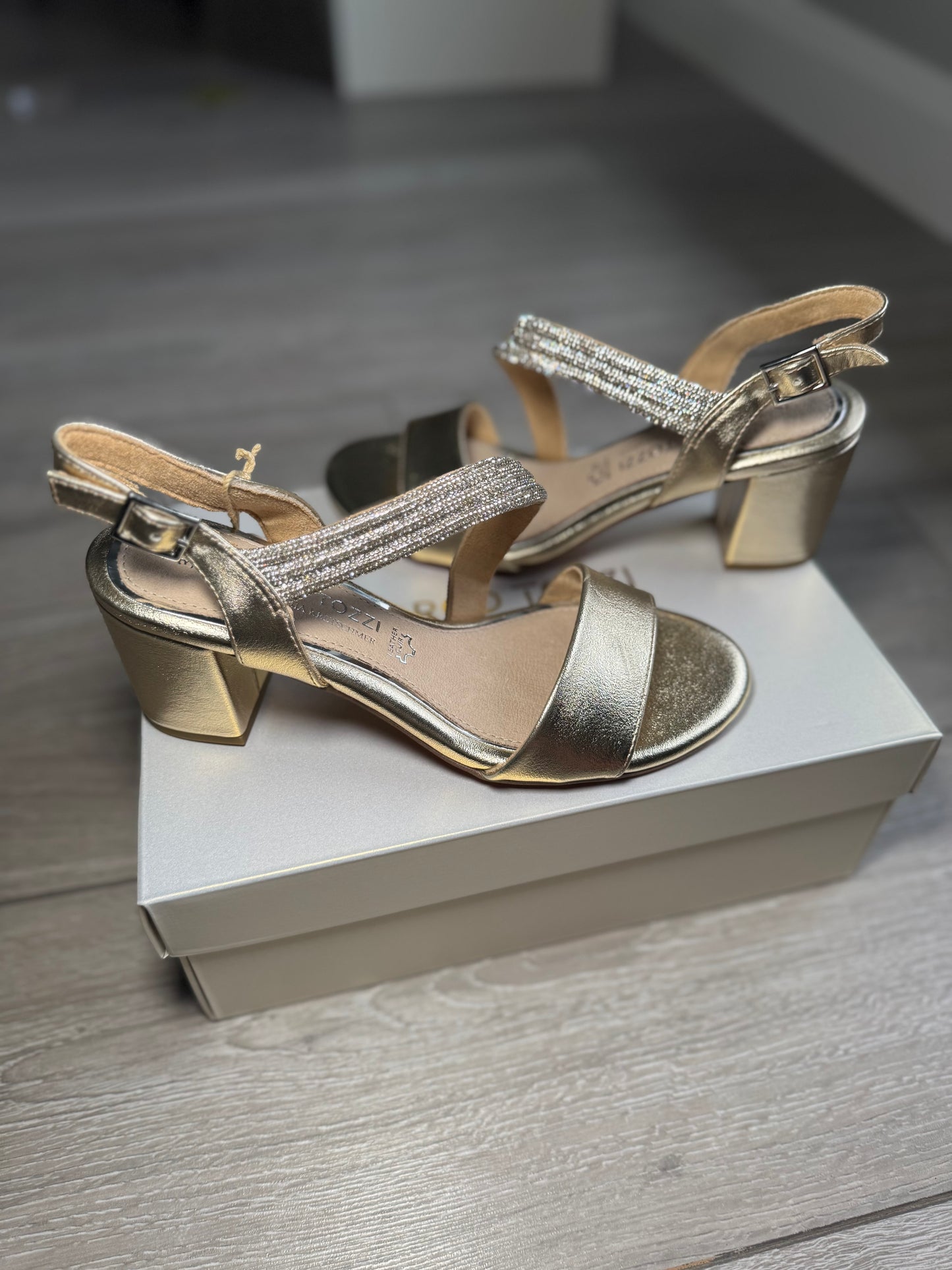 Marco Tozzi Gold/Diamante Sandal