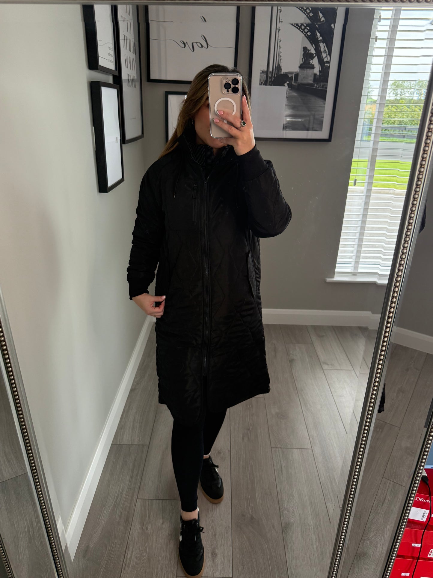 Relax & Renew Casey Black Coat