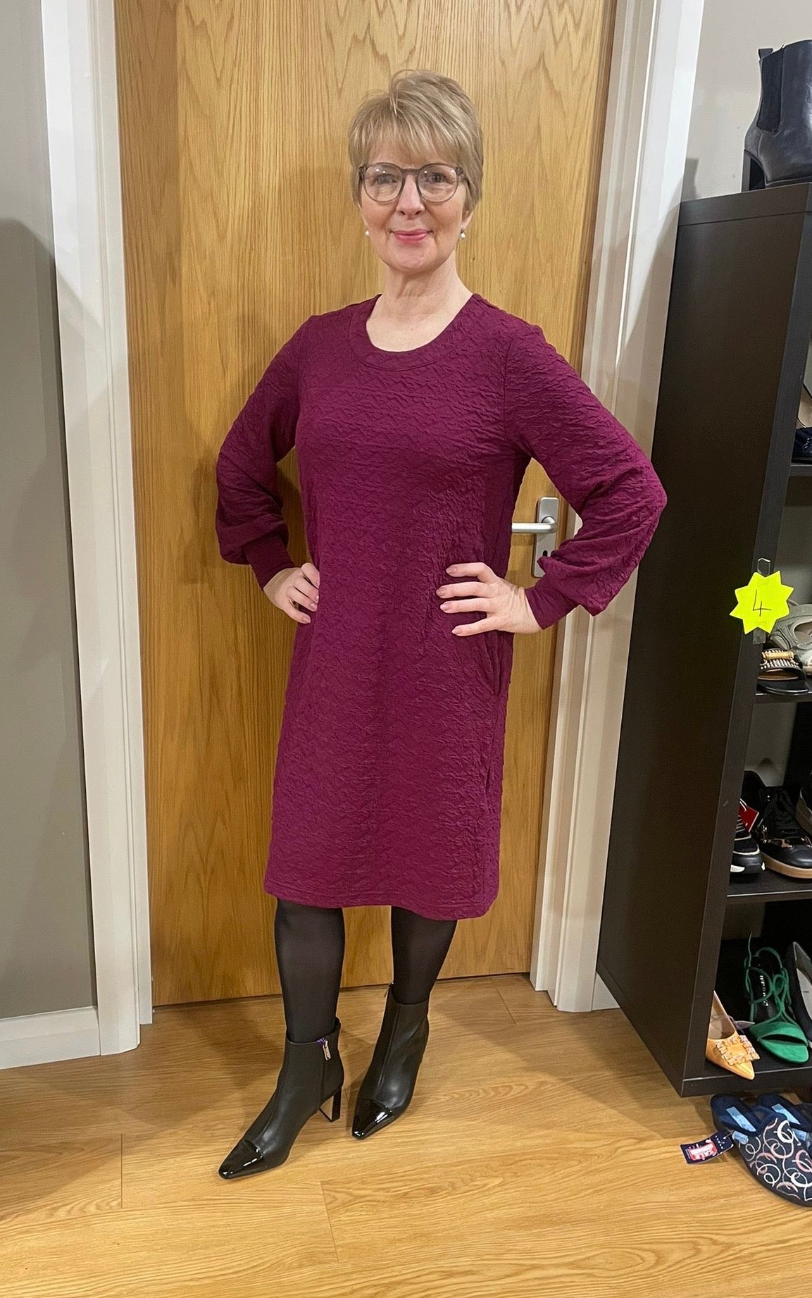 Brandtex Magenta Dress