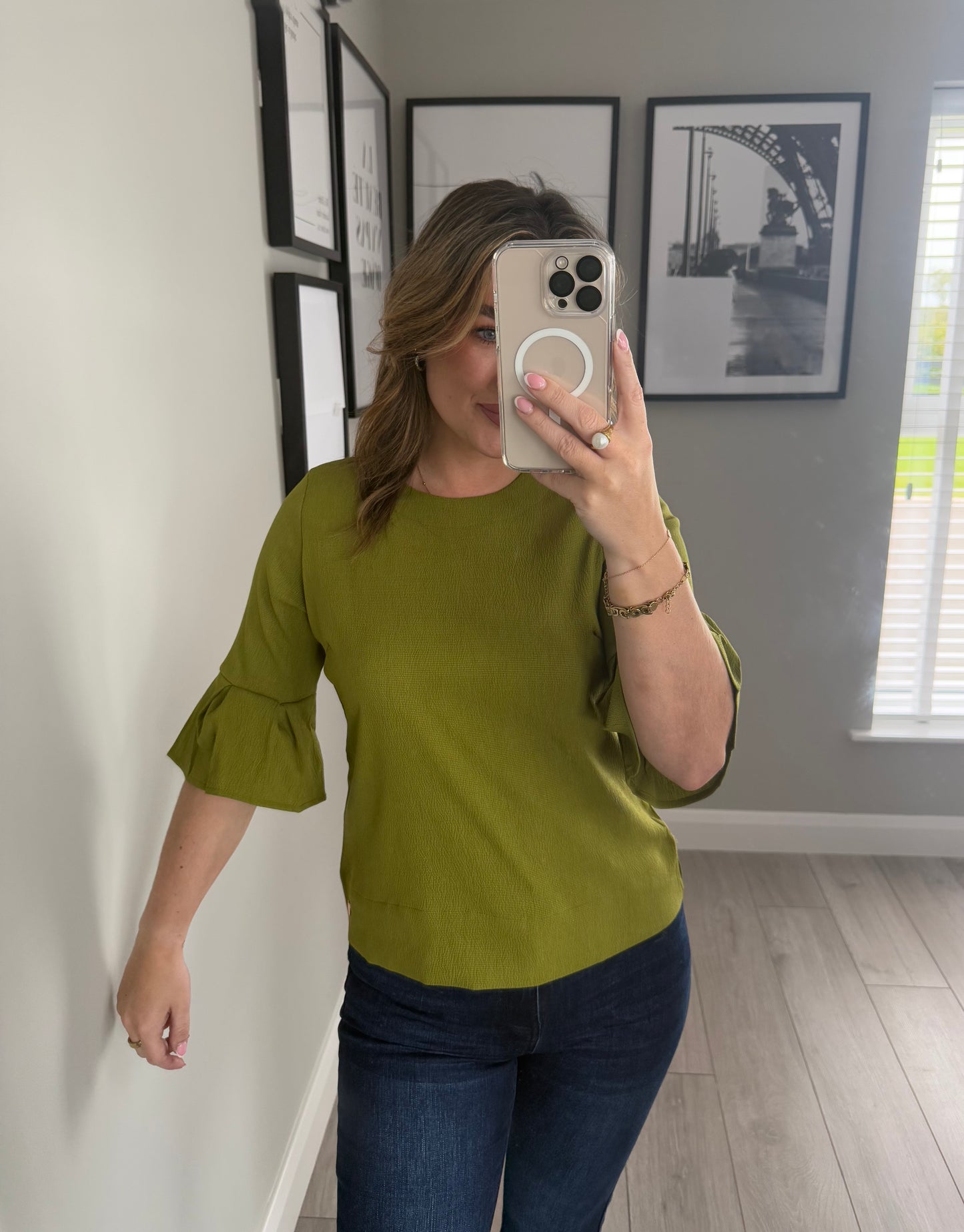 Rant & Rave Lin Green Top