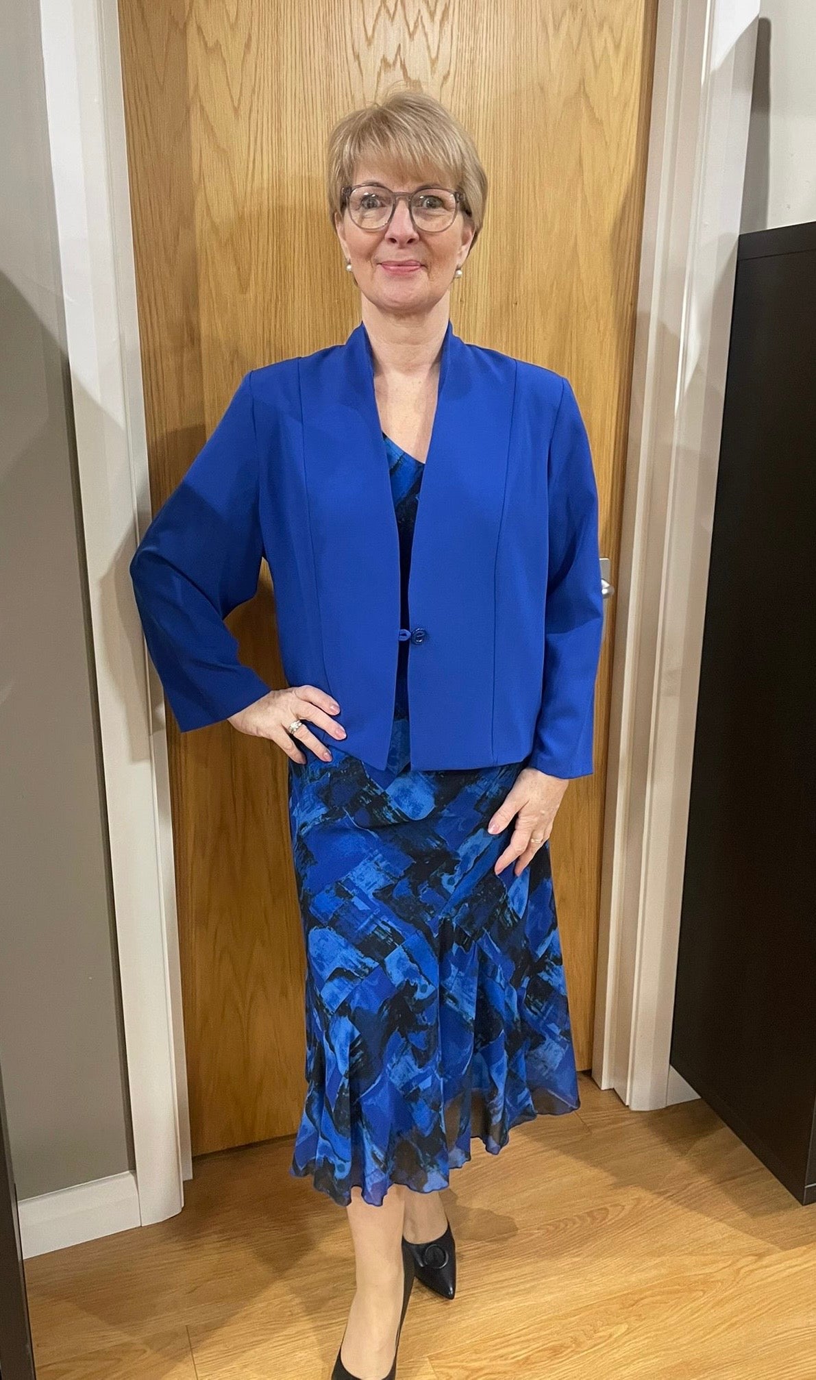 Glitz Royal/Black Two Piece