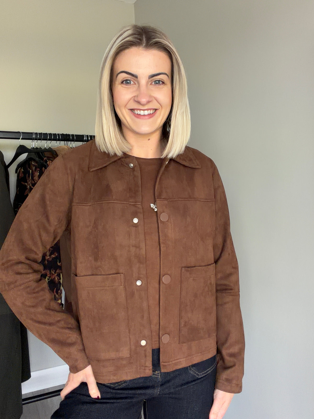 Brown Suede Jacket