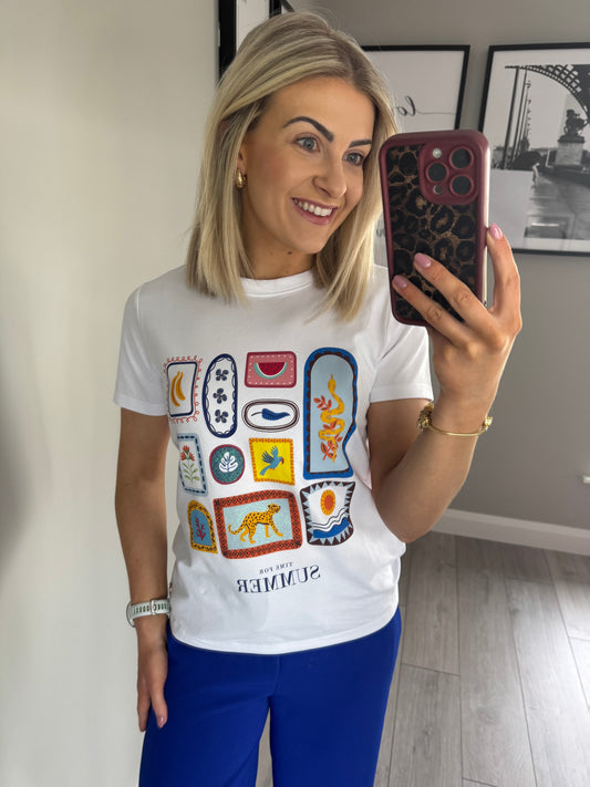 Rant & Rave Lettie White Tee