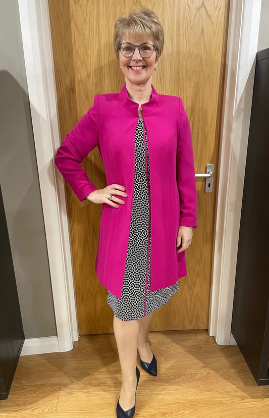 Christina Felix Hot Pink Coat