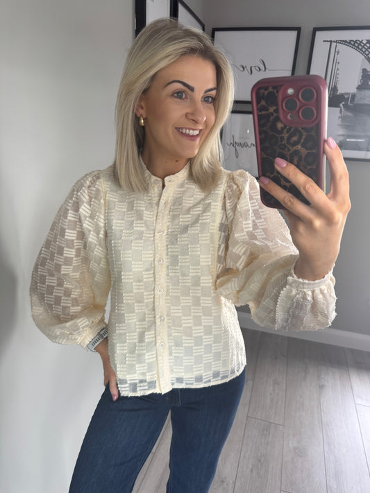 Rant & Rave Zuri Cream Blouse