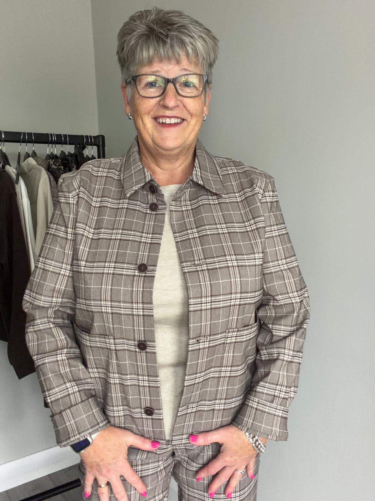 Freequent Mole Checked Jacket