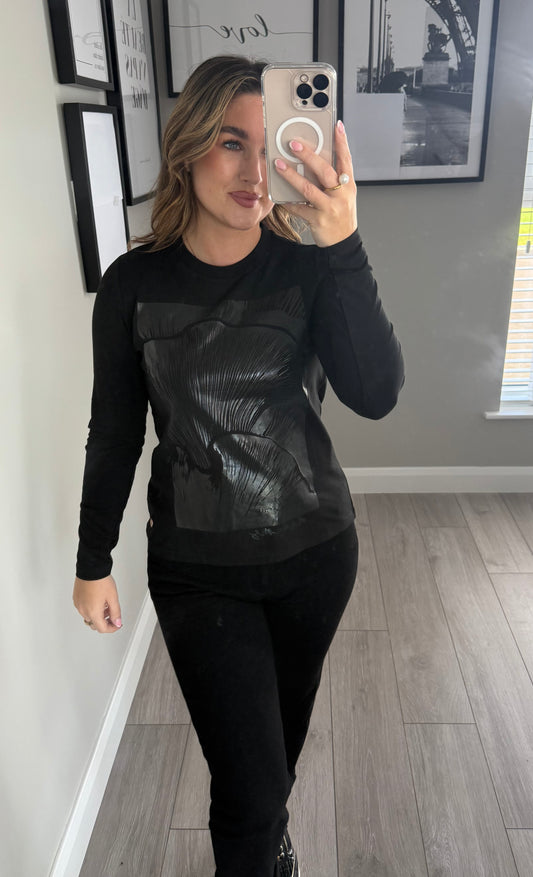 Rant & Rave Darla Black Tee