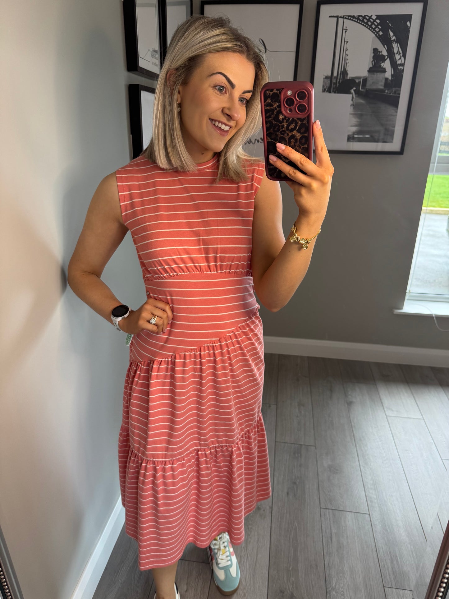 Relax & Renew Effie Coral Dress