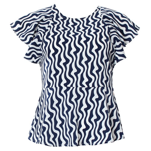 Rant & Rave Polly Navy Top