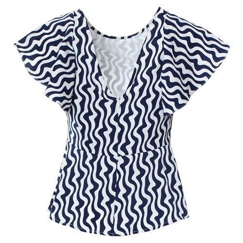 Rant & Rave Polly Navy Top