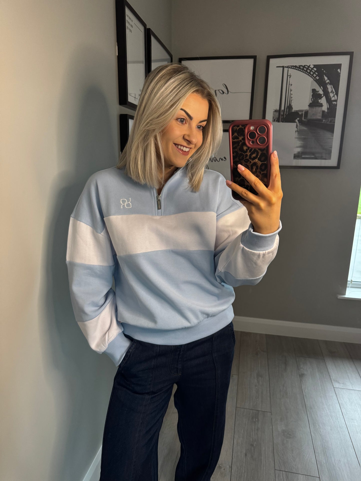 Relax & Renew Eudora Sky Half Zip