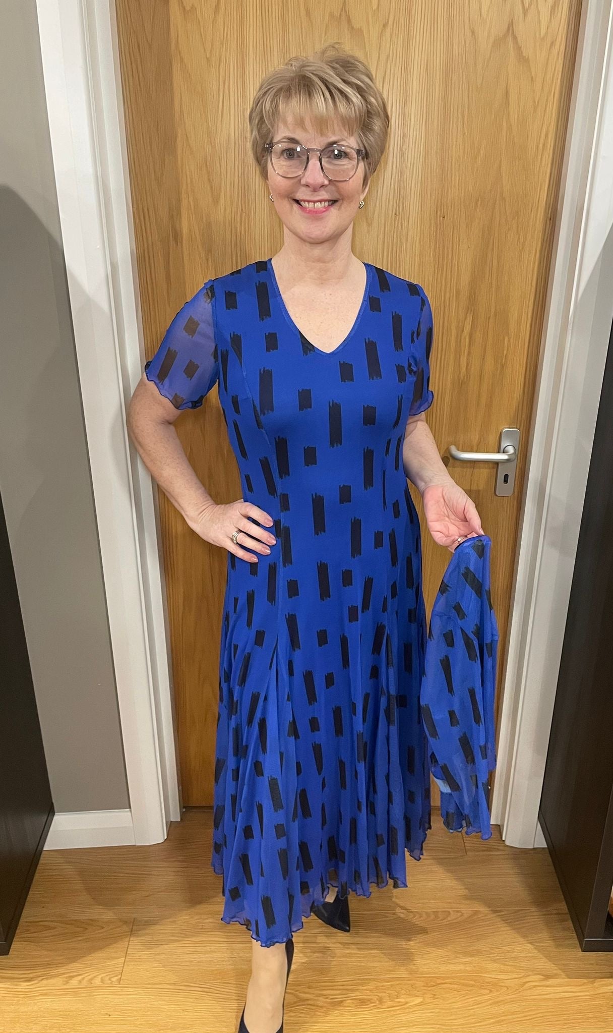 Glitz Royal/Black Two Piece