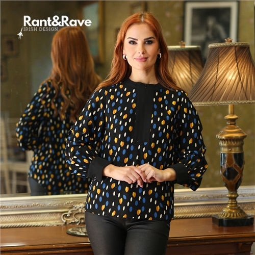 Rant & Rave Thalia Black Blouse