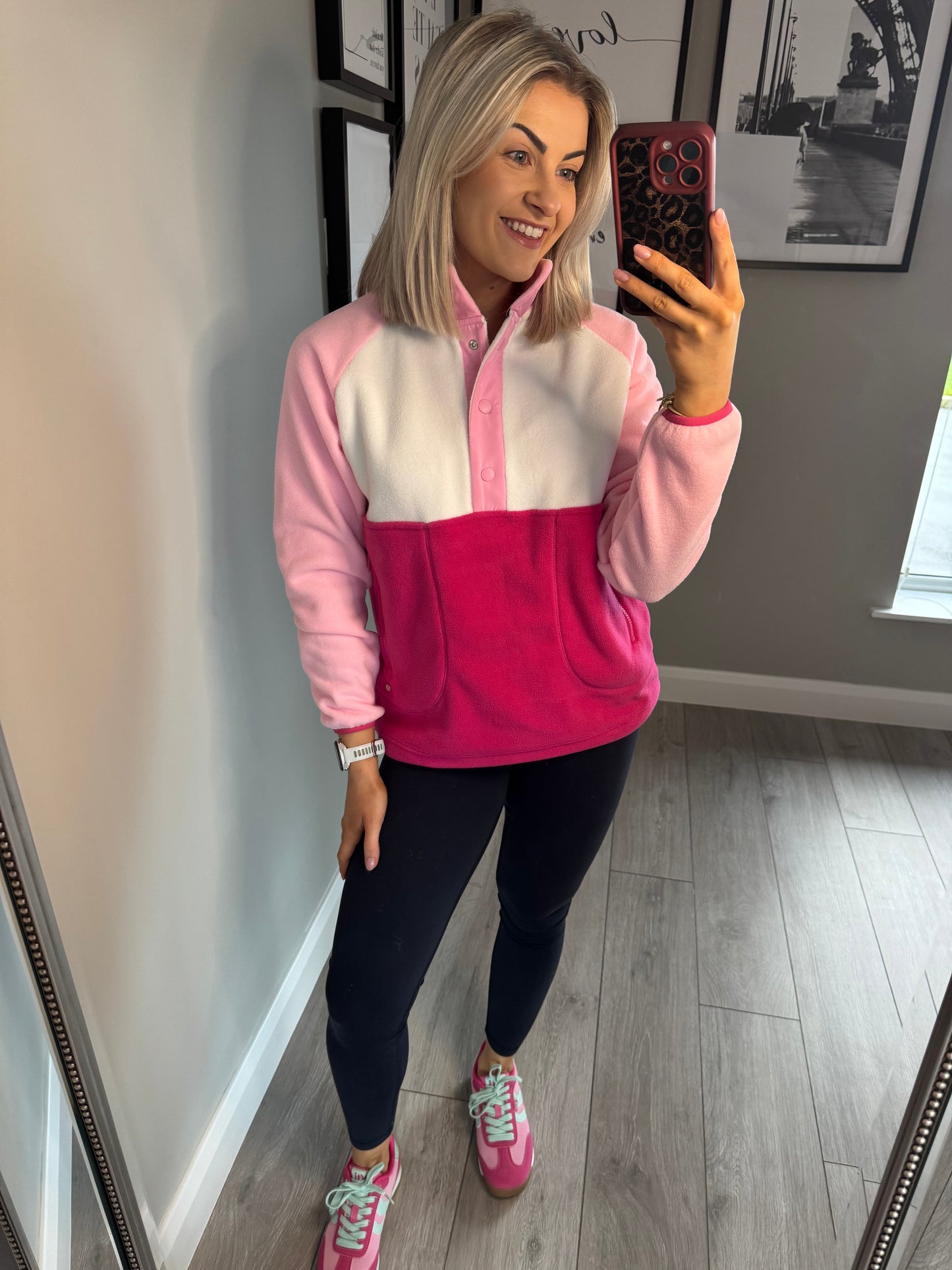 Relax & Renew Emerson Pink Fleece